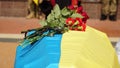Ukraine. A Funerals Of Ukrainian Servicemen Killed During Russia&#x27;s Invasion Of Ukraine. Soldier&#x27;s Funeral
