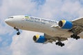 Ukraine International Airlines Boeing 777-200ER Front End Close-Up