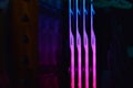 Luminous panel package of G.Skill ddr 5 trident z 5 rgb desktop memory on light background.