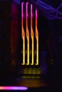 Luminous panel package of G.Skill ddr 5 trident z 5 rgb desktop memory on light background.