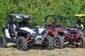 Ukraine, Kharkiv - July 27, 2019: ATV and UTV competition