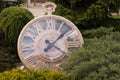 Ukraine, Kharkov,decorative clock, Central Park of Culture and Rest named after M. Gorky,may 2020