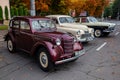 Ukraine. Khmelnitsky. Sunday, 29 January 2019. Parade of retro automobiles of the USSR in the streets of the city