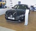 Ukraine Kiev February 25, 2018 new cars in the presentation Arteon Volkswagen Motor Show