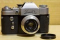 Film camera Zenit-3M Royalty Free Stock Photo