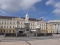 Ukraine. Kiev. Mikhailovsky square and The monument to Princess Olga, Apostle Andrew, Cyril and Methodius