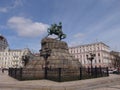 Ukraine. Kiev. The monument to Bogdan Khmelnitsky at the Sophia Square