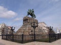 Ukraine. Kiev. The monument to Bogdan Khmelnitsky at the Sophia Square