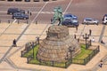 Ukraine. Kiev. The monument to Bogdan Khmelnitsky at the Sophia Square