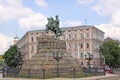 Ukraine. Kiev. The monument to Bogdan Khmelnitsky at the Sophia Square Royalty Free Stock Photo
