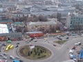 Ukraine. Kiev. Veiw of streeets. City traffic