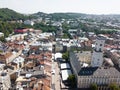 UkraiUkraine, Lviv city center, old architecture, drone photone, Lviv city center, old architecture, drone photo, bird`s eye view