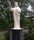 Ukraine, Lviv, High Castle, statue of Jesus Christ