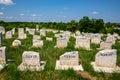 Ukraine. Medzhibozh. June 12, 2022. Old Jewish cemetery. Grave of the spiritual leader Baal Shem Tov