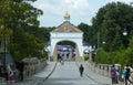 Ukraine, monastery in Hoshiv, entrance gate