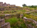 Akkerman fortress ruins in Bilhorod-Dnistrovskyi Ukraine Royalty Free Stock Photo