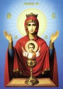 Icon of the Mother of God Royalty Free Stock Photo