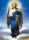 Icon of the Archangel Gabriel Royalty Free Stock Photo