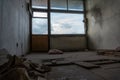 Ukraine, Odessa - September, 2019: Abandoned grunge room. Time passing and nostalgia concept