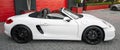 Ukraine, Odessa September 8 - 2021: Porsche 718 Boxter Cabriolet on the parking, luxury sports cabrio car produced by