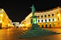 Ukraine, Odessa, statue of Richelieu duke Royalty Free Stock Photo