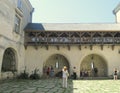 Ukraine, Olesky Castle, the inner courtyard of the castle