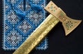 Ukraine pattern Royalty Free Stock Photo