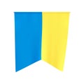 Ukraine pennant. National Ukrainian yellow blue tapestriy. Ukraine gobelin.