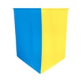 Ukraine pennant. National Ukrainian yellow blue tapestriy. Ukraine gobelin.