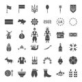 Ukraine Solid Web Icons