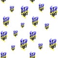 Ukraine symbolic pattern flag Royalty Free Stock Photo