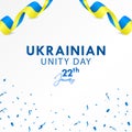 Ukraine Unity Day Vector Design For Banner Print and Greeting Background