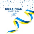 Ukraine Unity Day Vector Design For Banner Print and Greeting Background