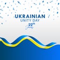 Ukraine Unity Day Vector Design For Banner Print and Greeting Background