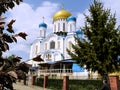 Amazing Holy Cross Cathedral in the center of Uzhgorod