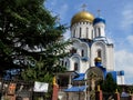 An amazing orthodox Cyril and Methodius Cathedral in sunny summer day