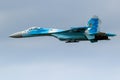Ukrainian Air Force Sukhoi Su-27 Flanker fighter jet