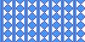 Ukrainian blue modern cross stitch pattern. Ukrainian folk, ethnic pattern for cloth, fabric, textile design