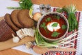 Ukrainian borsch Royalty Free Stock Photo