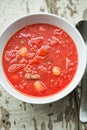 Ukrainian borscht soup