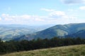 Ukrainian Carpathian Mountains near the village of Pilipets of Transcarpathian region. Ukraine. Royalty Free Stock Photo