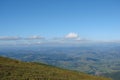 Ukrainian Carpathian Mountains near the village of Pilipets of Transcarpathian region. Ukraine. Royalty Free Stock Photo