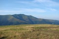 The Ukrainian Carpathians. The Borzhava mountain range. Royalty Free Stock Photo