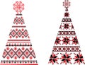 Ukrainian Christmas trees Royalty Free Stock Photo