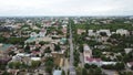 Top view on the Kherson. Ukrainian city