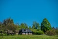 Ukrainian country wooden house