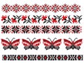 Ukrainian embroider butterfly