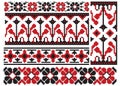 Ukrainian embroider flower