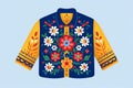 Ukrainian embroidered shirt.Vyshyvanka Day in Ukraine