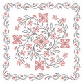 Ukrainian embroidery Royalty Free Stock Photo